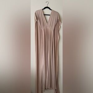 Henkaa Women’s Cream/Tan Maxi Dress - Sakura infinity style